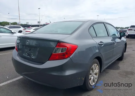 2012 Honda Civic Lx from USA, damaged, VIN 19XFB2F5XCE106387